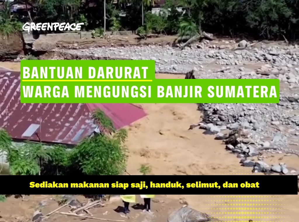 Bantuan Darurat Warga Mengungsi Banjir Sumatera