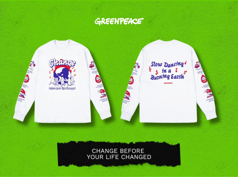 T-Shirt Lengan Panjang: Change Before Your Life Changed